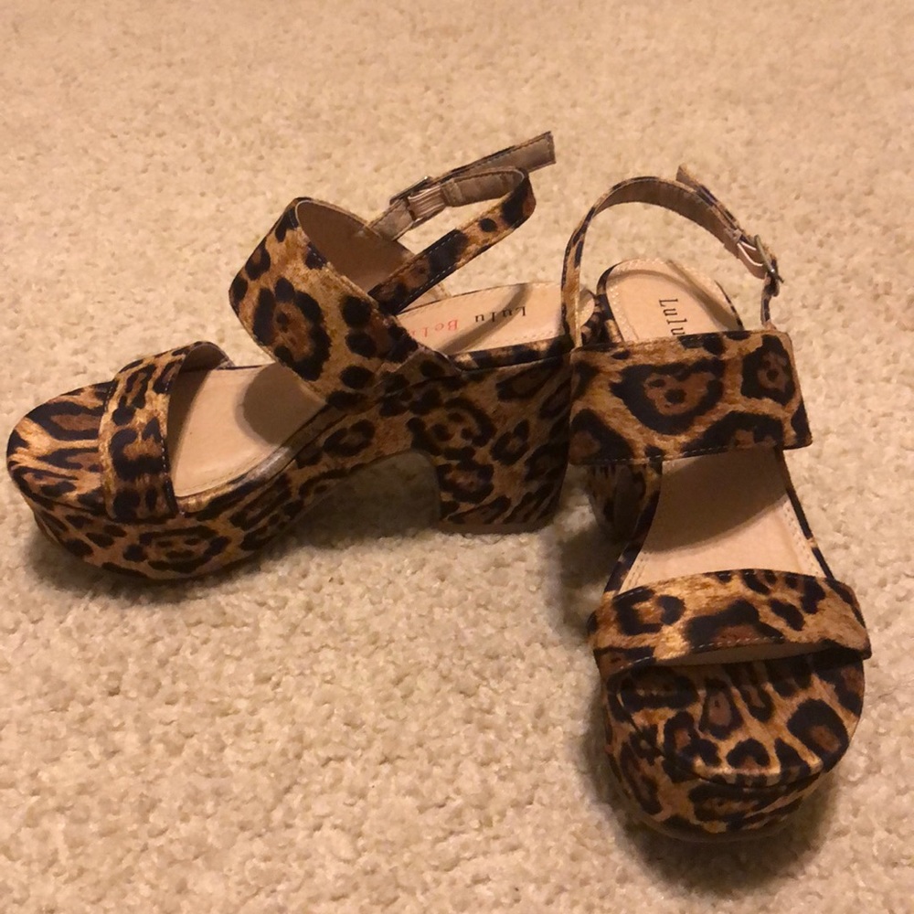 Animal Print platforms